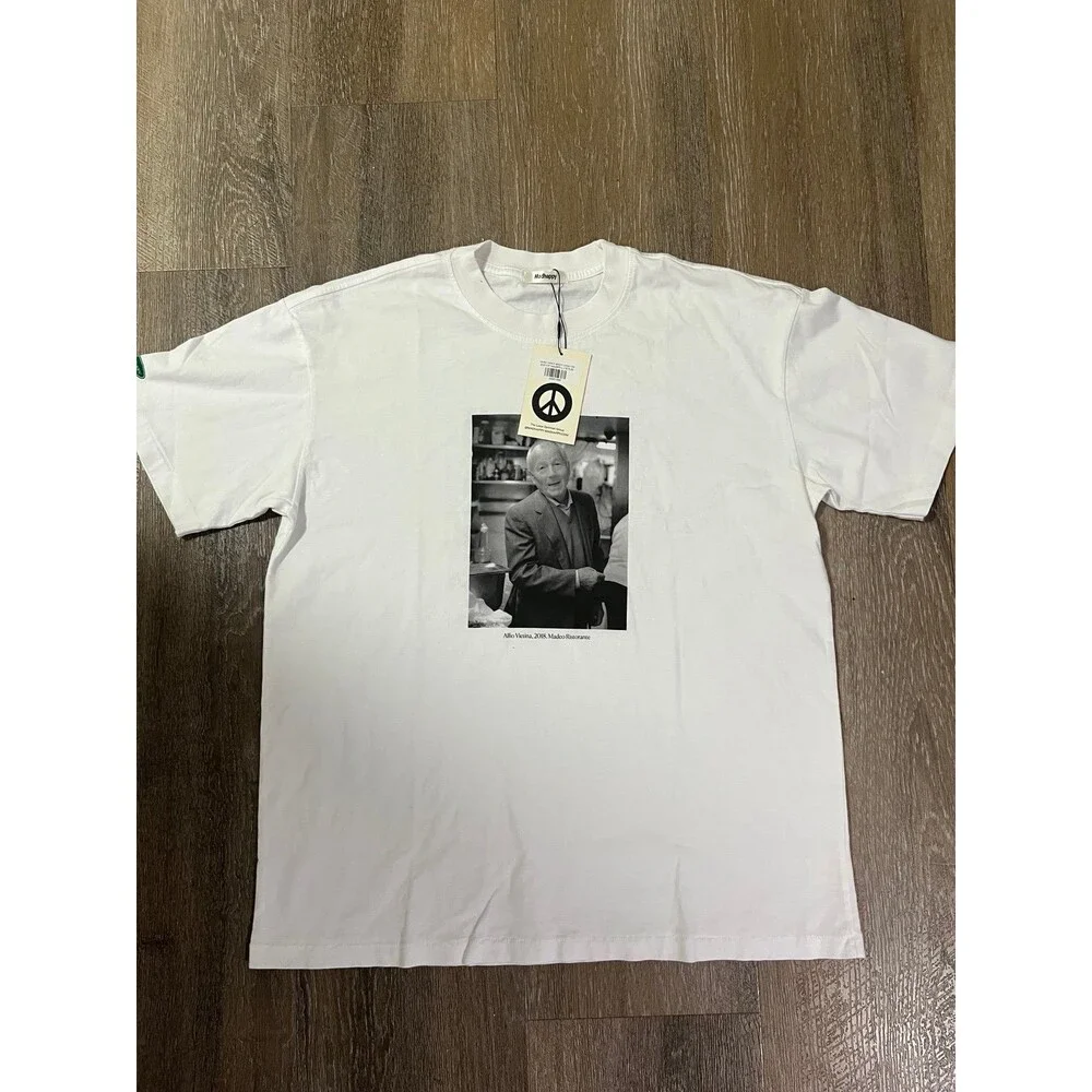 Madhappy Madeo Restaurant Men’s Graphic Tee White Size Large NWT